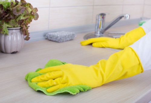 Deep cleaning carpets in a shared commercial building near Uxbridge