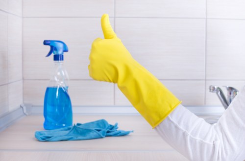 Commercial after builders cleaning for an office or shop fit-out in Uxbridge