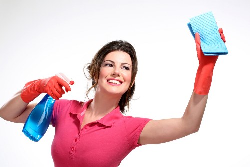 Local cleaning team handling a short-let property turnover in Uxbridge