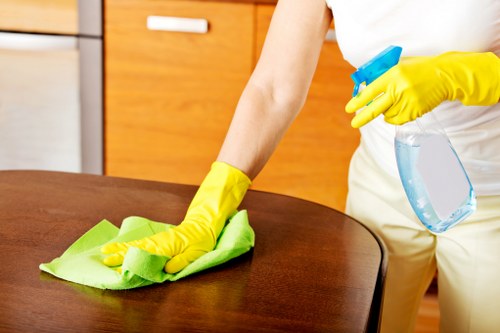 Local cleaners preparing a Uxbridge property for handover